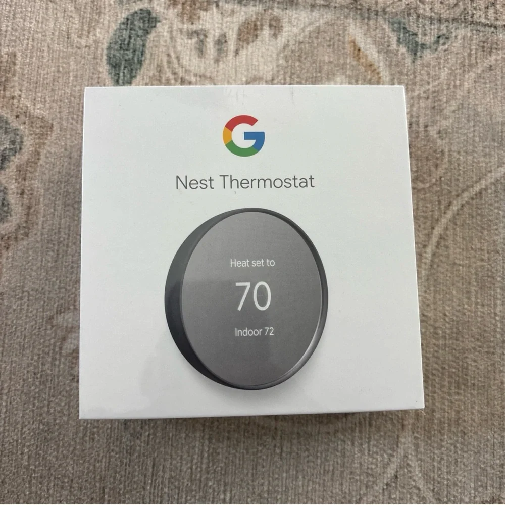 Google Nest Thermostat in Charcoa Brand New Sealed